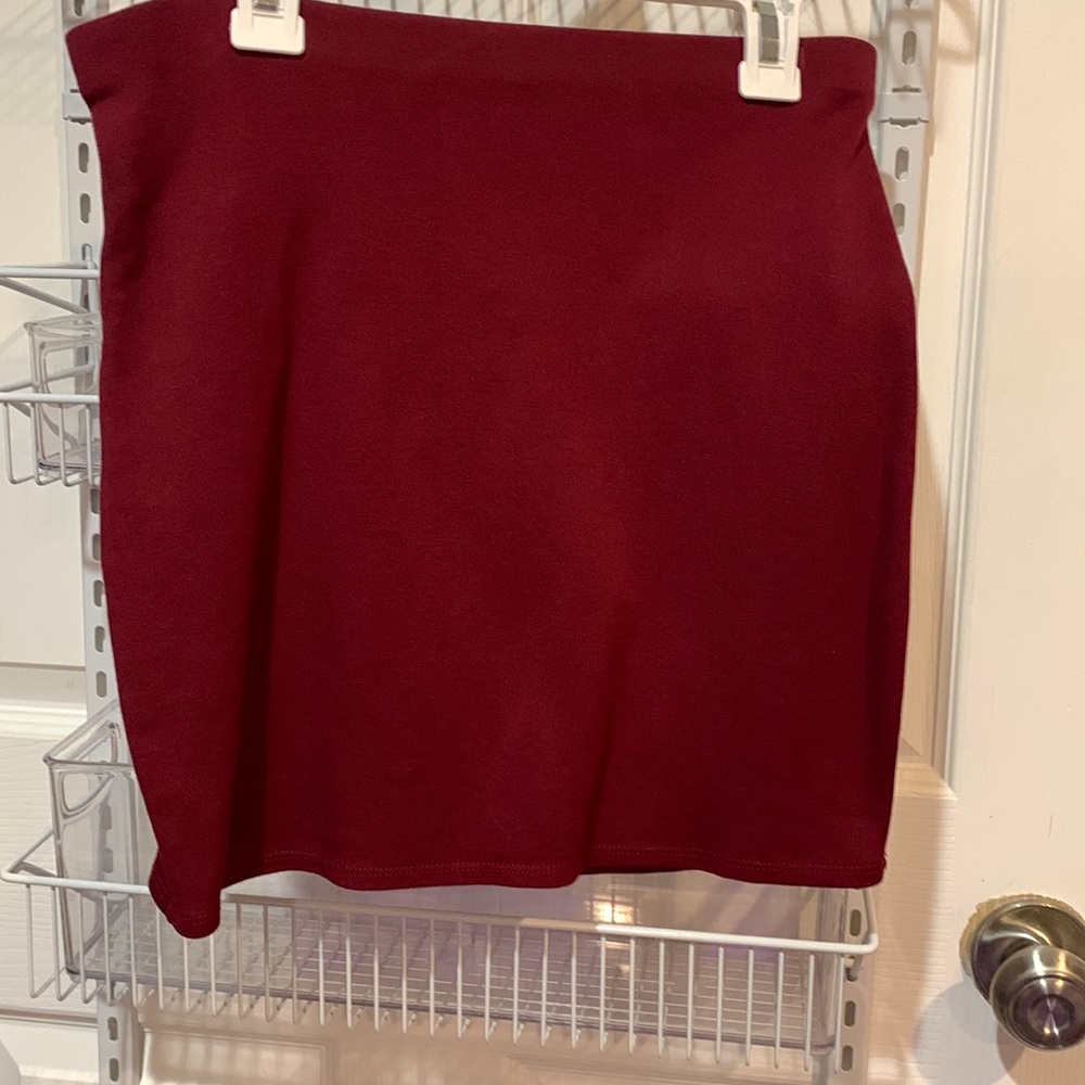 Like New Burgundy Urban Outfitters Skirt